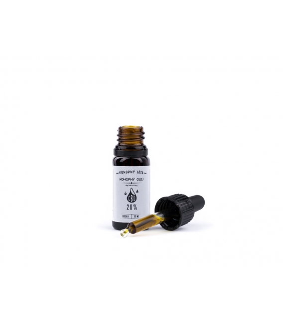 CBD olej 20 % Fullspektrum, Konopný táta, 10 ml